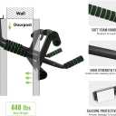 KAKICLAY 2026 Upgrade Multi-Grip Pull Up Bar with Smart Larger Hooks Technology - USA Original Patent, Designed