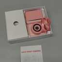 Kids Camera Instant Print, Christmas Birthday Gifts Toys for Girls Boys Age 4 5 6 7 8 9 10 11 12 Years Old,1080P HD Dual Lens Selfie Digital Camera with 5 Rolls Print Paper Stickers Pens 32G Card (Pink)