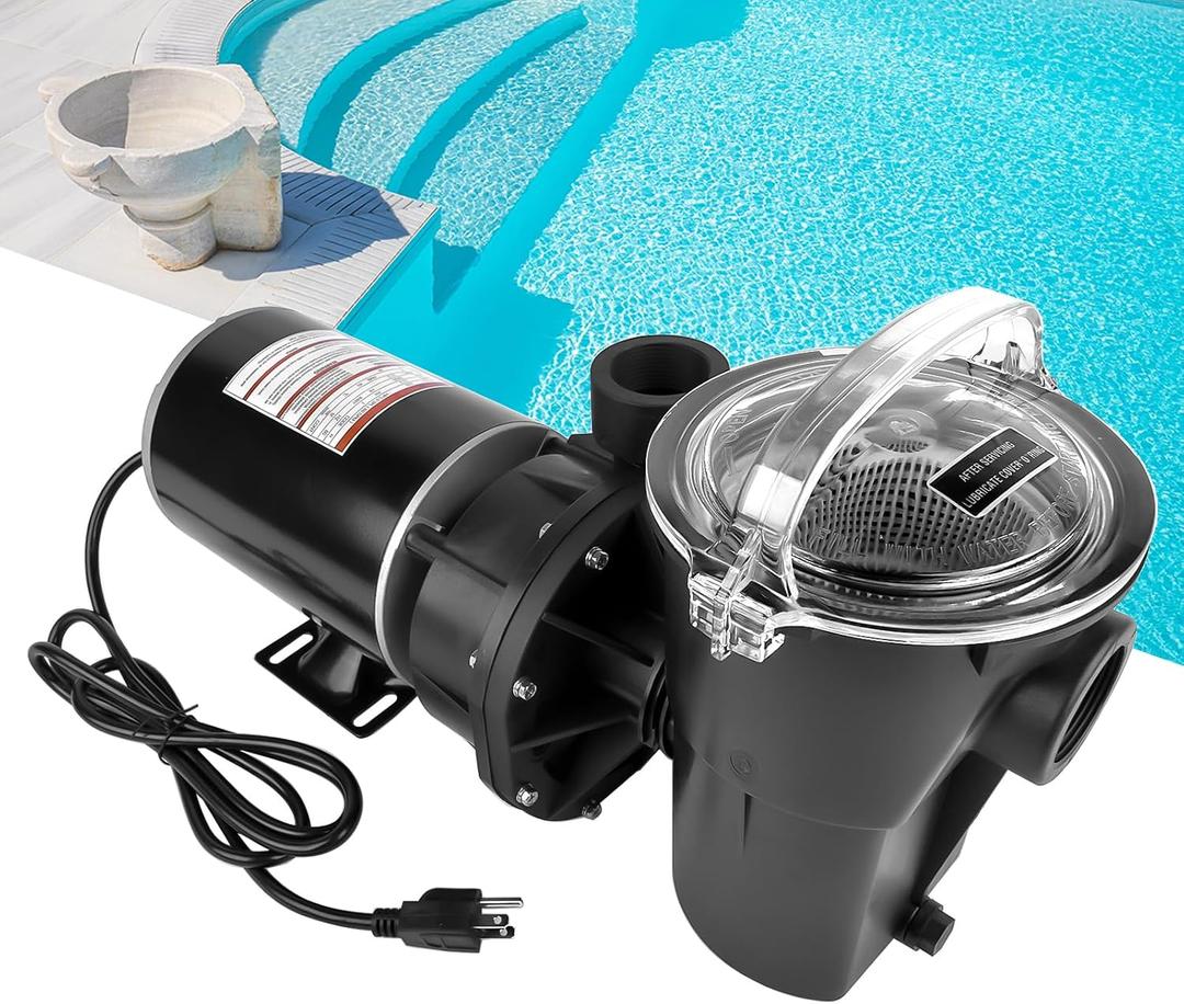Replacement for Hayward W3SP1580 PowerFlo LX 1 HP Pool Pump, Single Speed Above-Ground Pool Pump 115V 48Y Frame