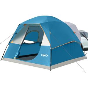UNP SUV Dome Tent for Camping, Outdoor 6 Person Car Camping Tent, Easy Set Up SUV Tailgate Tent with Rainfly 10' x 10' Vehicle Camping Tent | for Camping, Outdoor, Car Camping Tent, Easy Set Up, SUV Tailgate Tent, with Rainfly, 10' X 10' X 84''
