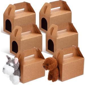 30 Pcs Party Favors Boxes - Adopt A Puppy & Candy Themed Gift Boxes for Birthday Party