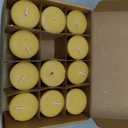 Natural Beeswax Votive Candles Set-12 Pack Votives for Home Room Decor Party Wedding Spa