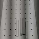 WALI Computer Monitor Stand for Desk, Adjustable Laptop Riser, Desk Monitor Stand Underneath Storage for Office, Home, School Supplies (PTT001-W), 1 Pack, White (Basic)