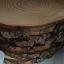 SENMUT Large Wood Slices for Centerpieces, 11-12 Inch, Natural Unfinished Round, Set of 6, for Rustic Wedding, Party Decorations and DIY Crafts