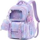 Girls Backpack, Kawaii Kids Backpacks for Girls Multiple Pockets School Bookbag for Primary Elementary School