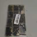 smseace 516Pcs Black Nuts and Bolts Assortment Kit 21-Sizes M3/M4/M5/M6 Nut Bolt Washer Assortment Kit for Machinery, Furniture, Automotive, Motorcycle Repairs