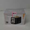 Toastmaster 2-Slice Cool Touch Toaster, Black with Stainless Accent