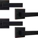 4 Pack Dummy Door Handles Oil Rubbed Bronze,Dummy Door Knob Interior,Half-DummyDoor Lever