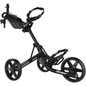 Clicgear Model 4.0 Golf Push Cart, 3-Wheel Foldable Walking Golf Cart (Black)