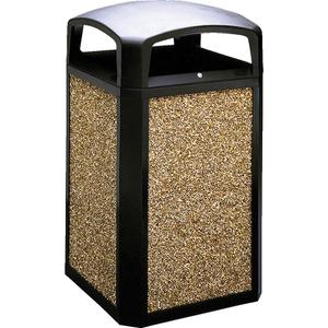 Rubbermaid Commercial Products Landmark Classic Dome Lid Trash Can 50-Gallon Indoor/Outdoor Wastebasket/Garbage Bin for Public Spaces/Mall/Gas Station/School/Hospital/Office/Lobby