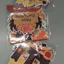 Blosssound 29 Pcs Thanksgiving Party Decorations - Turkey Pumpkin Maple Leaf Honeycomb Centerpieces, Give Thanks Hanging Swirls Banners for Fall Birthday Party Supplies