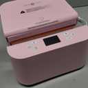 HTVRONT Auto Tumbler Heat Press Machine - Mug Heat Press Heat Up Fast & Even, Professional Tumbler Press High-Security for 2.95-3.18inch Sublimation Tumblers, Cups, Glasses and Mugs (Pink)