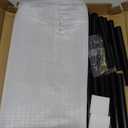 Cabinet Organizer Shelf(Set of 3),Bamboo Kitchen Counter Shelves for Countertop and Cabinet,Stackable Shelf Spice Racks,Medium (Black)