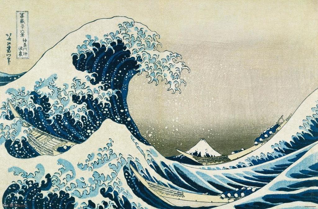 Trends International The Great Wave Wall Poster 22.375" x 34" (Unframed Version)