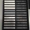 PANDAFLY Compressed Graphite Charcoal Sticks, 24 Pieces Black & White Vine Charcoal Sticks for Drawing, Sketching, Shading, Charcoal Drawing Set for Beginners & Pro Artists