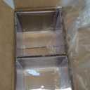 STORi Stackable Clear Plastic CD Organizers (2 Pack) Cube Jewel Case Holders Perfect for Theatre Room | Holds up to 12 CD Cases per Organizer | Made in USA