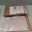 OPNICE Desk Organizers and Accessories, 2-Tier Computer Monitor Stand with Drawer and 2 Pen Holders, Laptop Stand, Office Desk Accessories for Office Supplies, Rose Gold