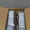 Camper Wheel Chock, Heavy Duty Rotatable X Shaped Stabilizer for RV Trailer (Drill Adjusted), 2 Sets of Tire Lock Chocks (Patented)