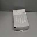 KINGSTONE 40 Piece Hammered Silverware Set, 18/10 Stainless Steel Flatware Set for 8, Cutlery Set for Home, Party, Wedding, Mirror Polished Dishwasher Safe