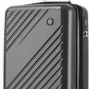 Kono 20in Carry On luggage with Expandable Layer Lightweight ABS+PC Grey