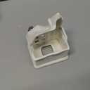 DN DECONATION Light up Christmas Decor Ceramic Village Houses, 3Pcs White Christmas Porcelain Villages with Frosted Trees, Holiday House Figurines Xmas Village Sets for Winter Table Decoration Indoor