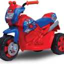 Kid Trax 6V Marvel Spiderman Disney Junior Toddler Bike - Ride On Toys, Kids Bike, Outdoor Toys, Tricycle, Bikes, Marvel Toys, Trike, Max Speed 1.5mph, 18-36 Months, Max Weight of 44Lbs, Red & Blue