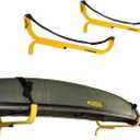 SUSPENZ Kayak Storage Rack, Flat Wall Hanger/Hook for Canoe, Kayak, SUP Storage, Indoor & Outdoor Use, Safety Straps, Holds 125 lbs (11-8801)