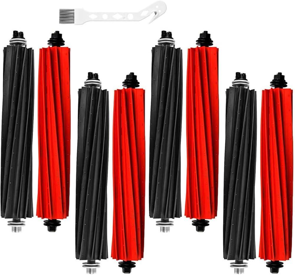4 Set Brush Accessories Kit for Roborock Q5 Max+,Q8 Max/Q8 Max+,S8 Pro Ultra,Q5 Pro/Q5 Pro+ Robot Vacuum Cleaner,1 Pack Tool