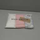 MAX ALLIE Women's Ultra Soft Cropped T Shirt Crew Neck Tees Casual Loose Fit Basic Lightweight (XX-Large, White/Camo/Pink)