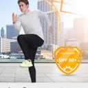 Men's UPF 50+ Sun Protection Shirts UV SPF Long Sleeve Rash Guard Fishing Swim Shirt Quick Dry (XXXL)