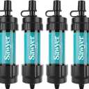 Sawyer Products Mini Water Filtration System (4-Pack, Teal)