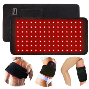 Red Light Therapy Infrared Light Therapy Pad for Body Pain NIR Deep Therapy for Back Knee Hands Feet Relief Portable 660nm 850nm Home Heating Light Therapy Wrap Belt Gift for Women Men