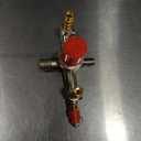 Double Outlet Tube Alloy Air Compressor Switch Pressure Regulator Valve High Voltage Regulation for Piston Air Compressor