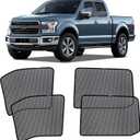 ZATOOTO Car Window Shades for Ford F-150 2017-2024, Car Window Covers for Baby Breathable Mesh Screen Blocking 99% of UV Rays and Glare, Privacy Protection for Camping and Napping