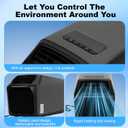 8,000 BTU Portable Camping Air Conditioners & Heater, 5-in-1 Cooling, Heating, Fan, Dehumidifier, Sleep, 550W Portable Tent Air Conditioner Unit for Camping, RV, Truck, Small Room, Indoor and Fishing