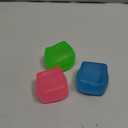 3Pcs Stress Cube Squishy Toys, Slow Rising Ice Cube Stress Balls, Sensory Fidget Toys for Anxiety Relief, Sensory Ice Cube Gel Filled Squishy Ball Toys for ADD/ADHD Kids Adults(Blue, Green, Pink)