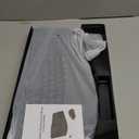 Wireless Keyboard and Mouse Combo, 2.4G Full Size Wave Keys Ergonomic Keyboard with Wrist Rest and 3-Level DPI Adjustable Wireless Ergonomic Mouse for Windows, Mac OS Desktop/Laptop/PC(Black)