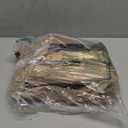 Wooden Silverware Caddy with 3 Detachable Compartments & Portable Handle - Farmhouse Countertop Organizer for Forks/Spoons/Knives, Cutlery Holder for Party, Kitchen & Dining