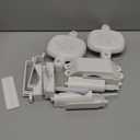 Generic Baby Gate Handrail Mount Base, Baby Gate Banister Base Strong Load Bearing for Metal Barrier Fence (White)