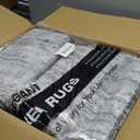 zesthome 8x10 Area Rugs for Living Room, Non-Slip Backing Washable Rug, Modern Abstract Area Rug, Stain Resistant Rugs for Bedroom, Ultra-Thin Large Area Rugs, Area Rug 8x10 (Grey)