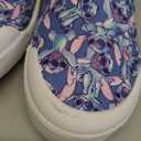 Disney Lilo and Stitch Lowtop Sneakers - Stitch Low Top Shoes Slipon Closure Cushioned Lightweight (Size 7)