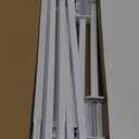 Over The Table Rod Stand with Clamps Adjustable 13''-42'' Tall 29"-98" Length White Table Arch Hanging Stand for Wedding Birthday Party Halloween Christmas Decoration