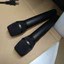 Karaoke Soundbar with Subwoofer for TV: Sound Bar with 2 Wireless Microphones - Home Theater Surround Sound System - Bluetooth Speaker with Remote Supports HDMI ARC/Optical/AUX/USB for TV/PC