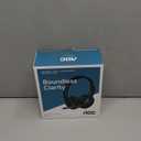 AOC Wireless Headset with Mic for Work, Bluetooth 5.4 Headphones with Noise Canceling Microphone, USB C, 30H, Clear Calls & Mic Mute for PC, Laptop, Cell Phones, Zoom - Black