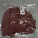 Sidefeel Womens 2025 Fall Winter Ribbed Knit Sweater Dress Casual Long Sleeve Sexy V Neck Bodycon Mini Dress (Medium, Brown)