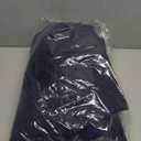 Runcati Mens Trench Coat Notch Lapel Zip Up Overcoat Casual Winter Long Business Pea Coat, Size XXL