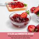 Mini Glass Prep Pinch Bowls, 3.5 inch 4 oz Clear Glass Bowls for Condiments, Small Glass Bowls, and Pinch Bowls (12 Pack)