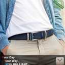 BULLIANT Belt for Men 2Pack,Mens Gift Stretch Braided Web Belt Elastic for Casual Golf Jeans,1 3/8"