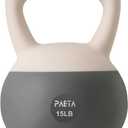 PAETA Soft Kettlebell for Home Gym – Anti-Slip Grip & Wide Handle Design, Soft-Sided Cushioned Base Kettlebell, Soft Kettlebell set for Strength Training - Ideal for Men, Women, 15lbs