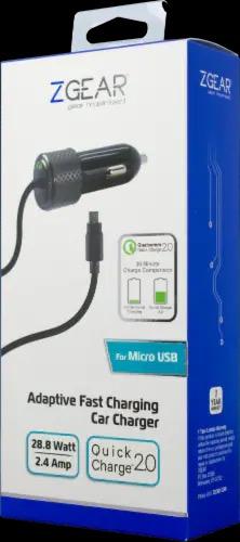 ZGear 2.4AMP Car Charger Type-C